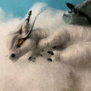 Hand Felted Dragon!